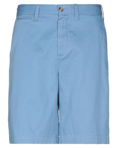 Polo Ralph Lauren Man Shorts & Bermuda Shorts Pastel blue Size 32 Cotton