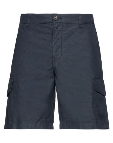 Ps Paul Smith Man Shorts & Bermuda Shorts Blue Size 36 Cotton, Polyamide