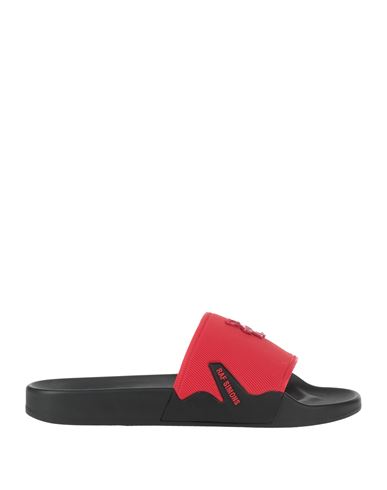 Raf Simons Man Sandals Red Size 4 Rubber
