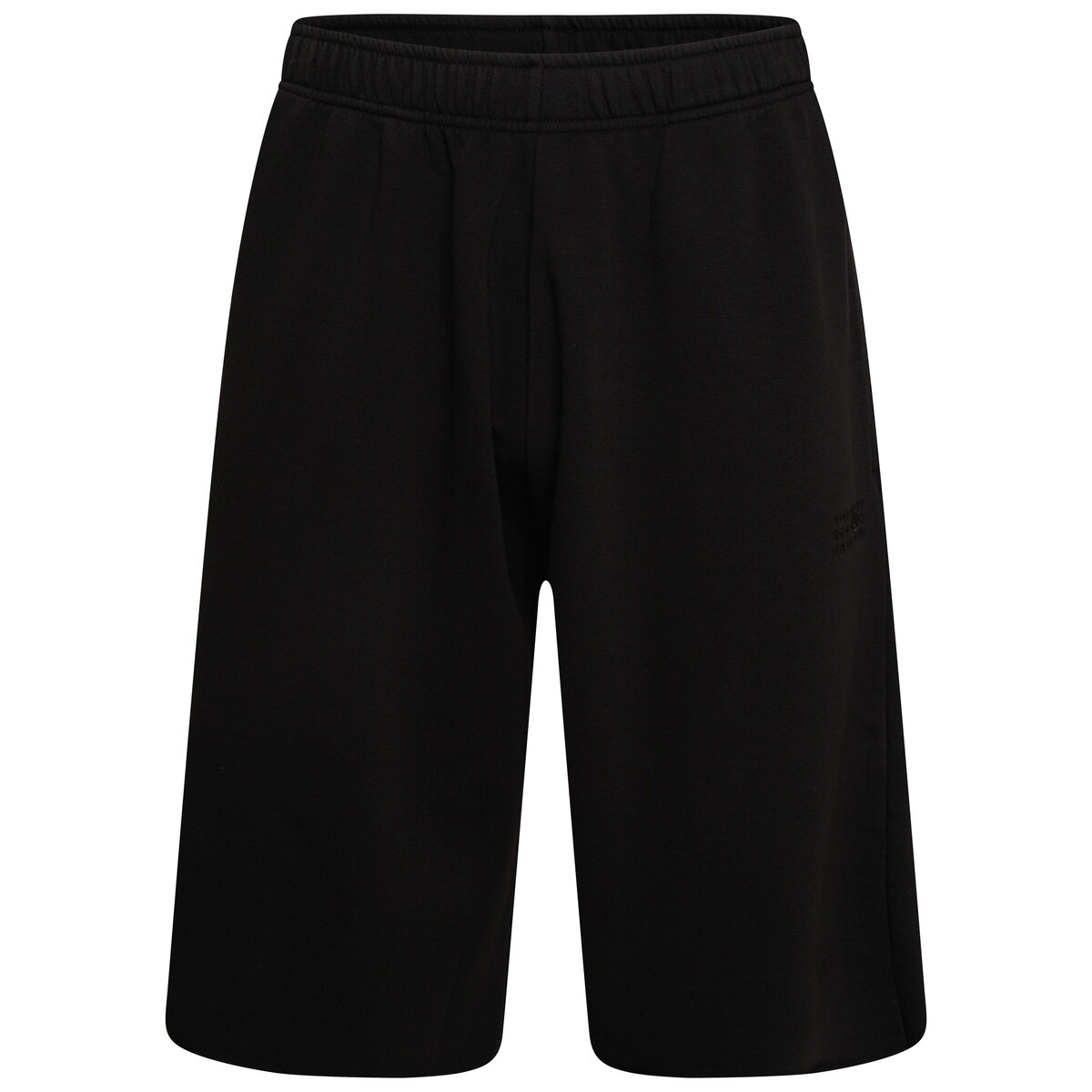 Raw-cut Hem Sweat Shorts L Black