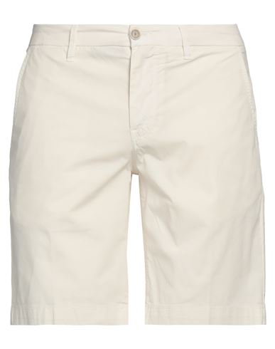 Re_hash Man Shorts & Bermuda Shorts Ivory Size 31 Cotton, Polyester, Elastane