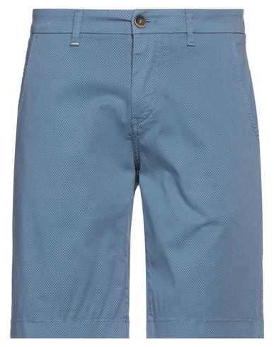 Re_hash Man Shorts & Bermuda Shorts Pastel blue Size 31 Cotton, Elastane
