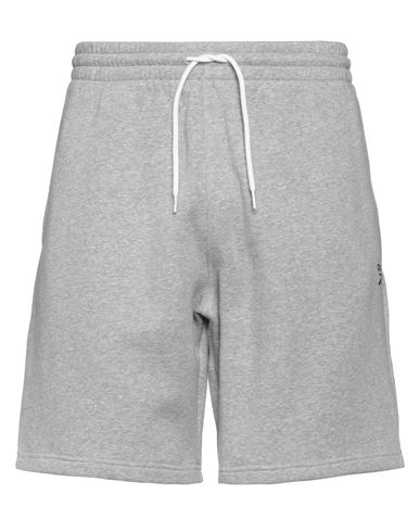 Reebok Man Shorts & Bermuda Shorts Light grey Size XL Cotton, Polyester