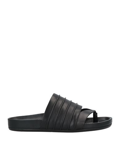 Rick Owens Man Thong sandal Black Size 11 Soft Leather