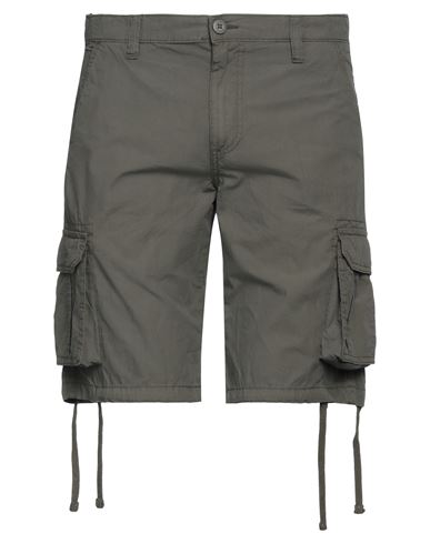 Scout Man Shorts & Bermuda Shorts Dark green Size S Cotton