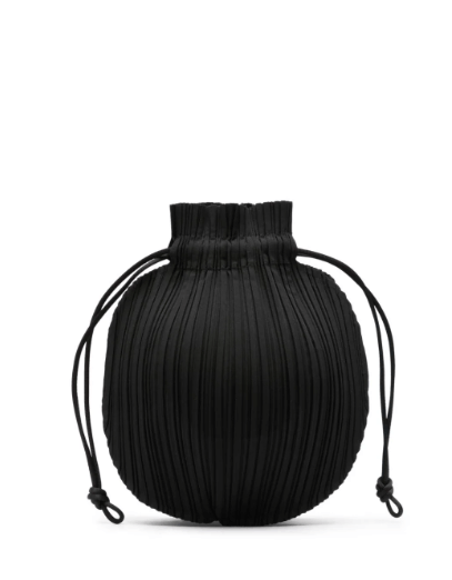 Pleats Please Issey Miyake round pleated tote bag £476