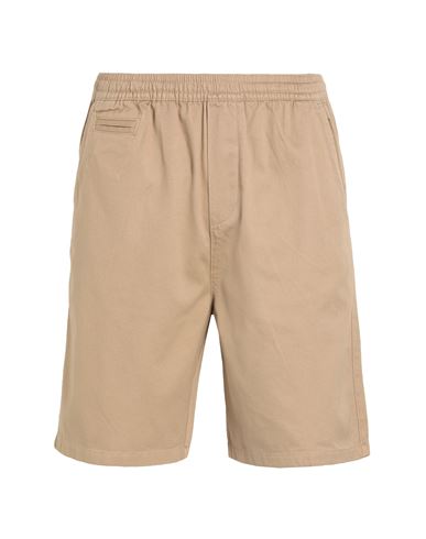 Selected Homme Man Shorts & Bermuda Shorts Camel Size M Organic cotton