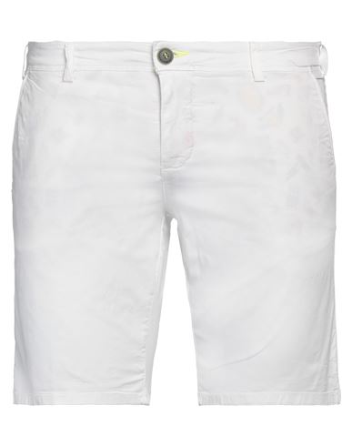 Shockly Man Shorts & Bermuda Shorts White Size 38 Cotton, Elastane