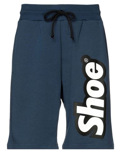 Shoe Man Shorts & Bermuda Shorts Slate blue Size S Cotton