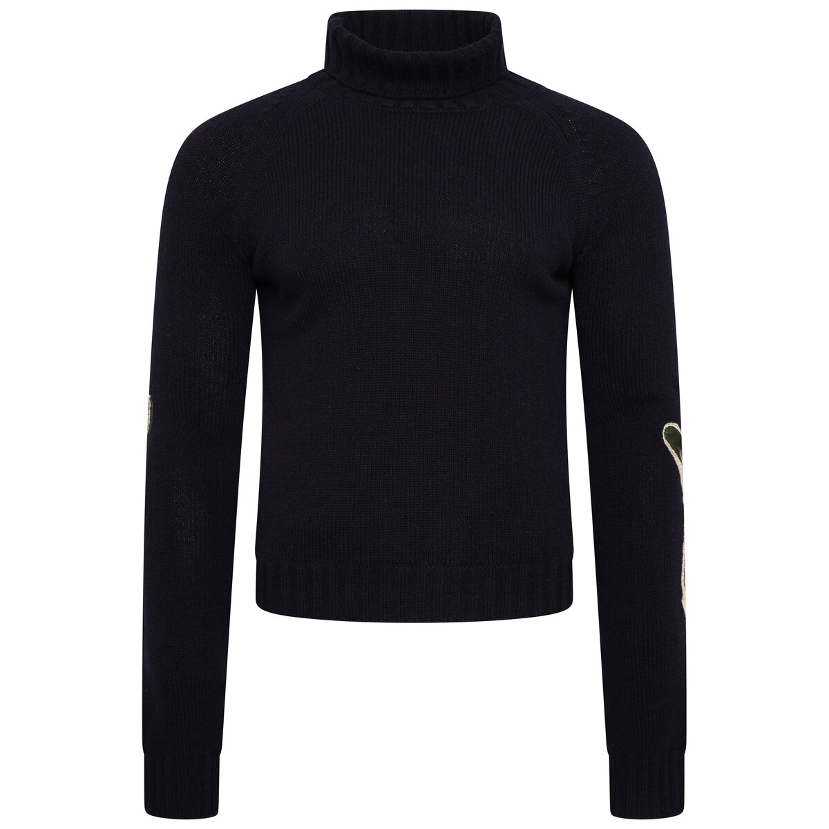 Small Fit Turtleneck Sweater With Glove S Dark Navy