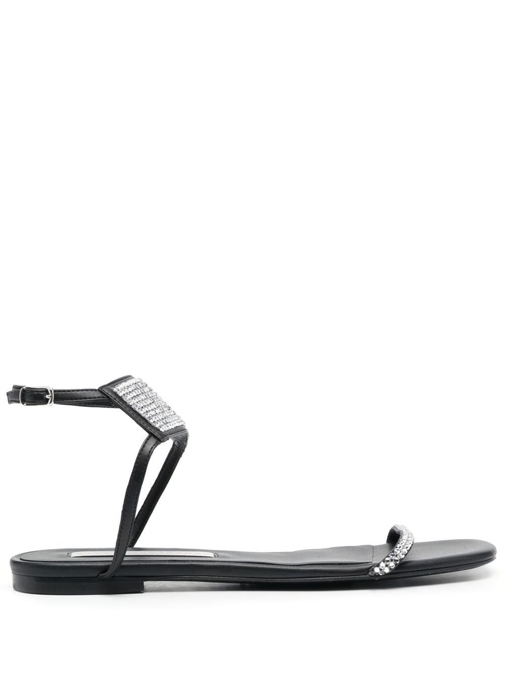 Stella McCartney 15mm crystal-embellished open-toe sandals - Black