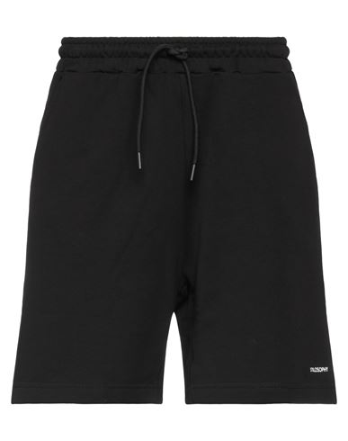 Stilosophy Man Shorts & Bermuda Shorts Black Size M Cotton