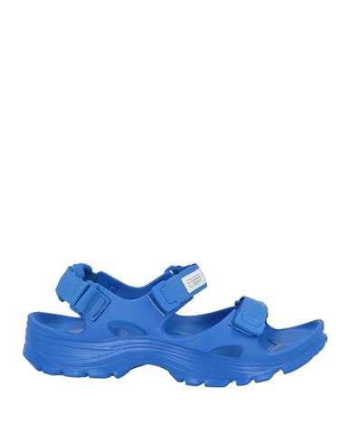Suicoke Man Sandals Bright blue Size 5 Rubber, Textile fibers