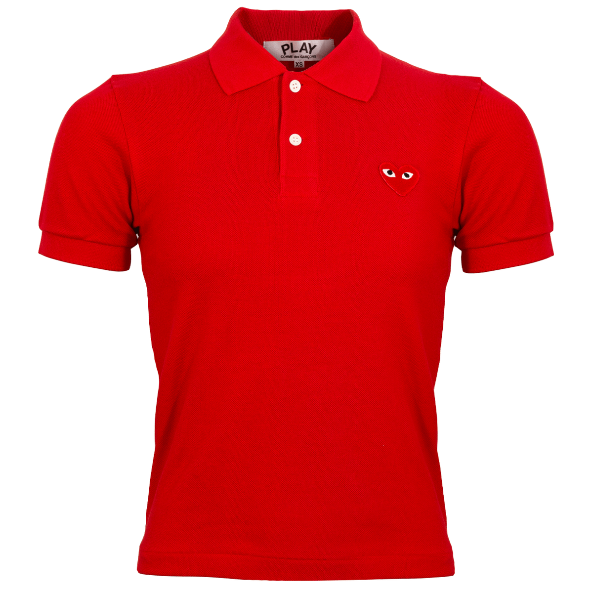 T005 Red Heart Polo Shirt L Red
