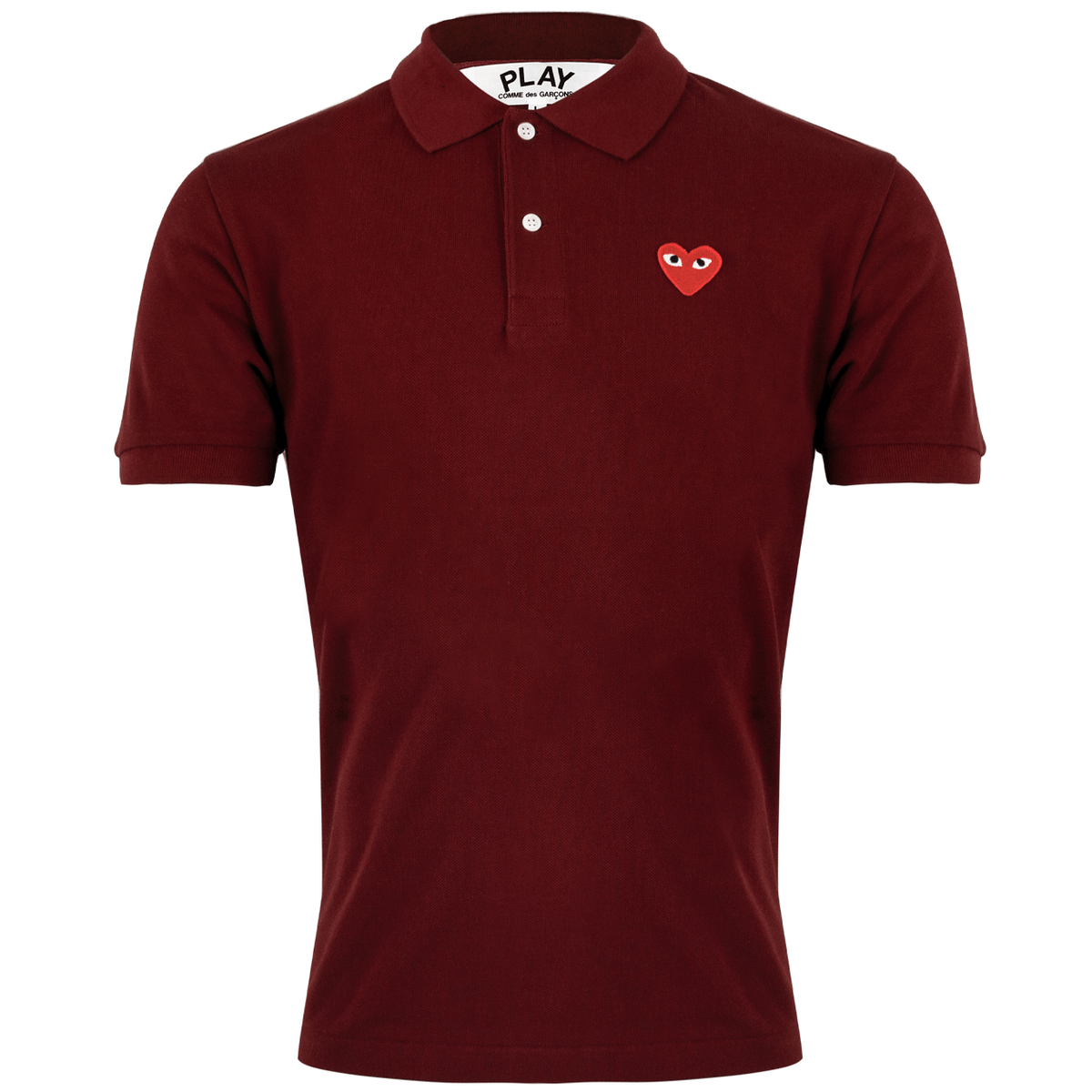 T006 Red Heart Polo Shirt Burgundy L Burgundy