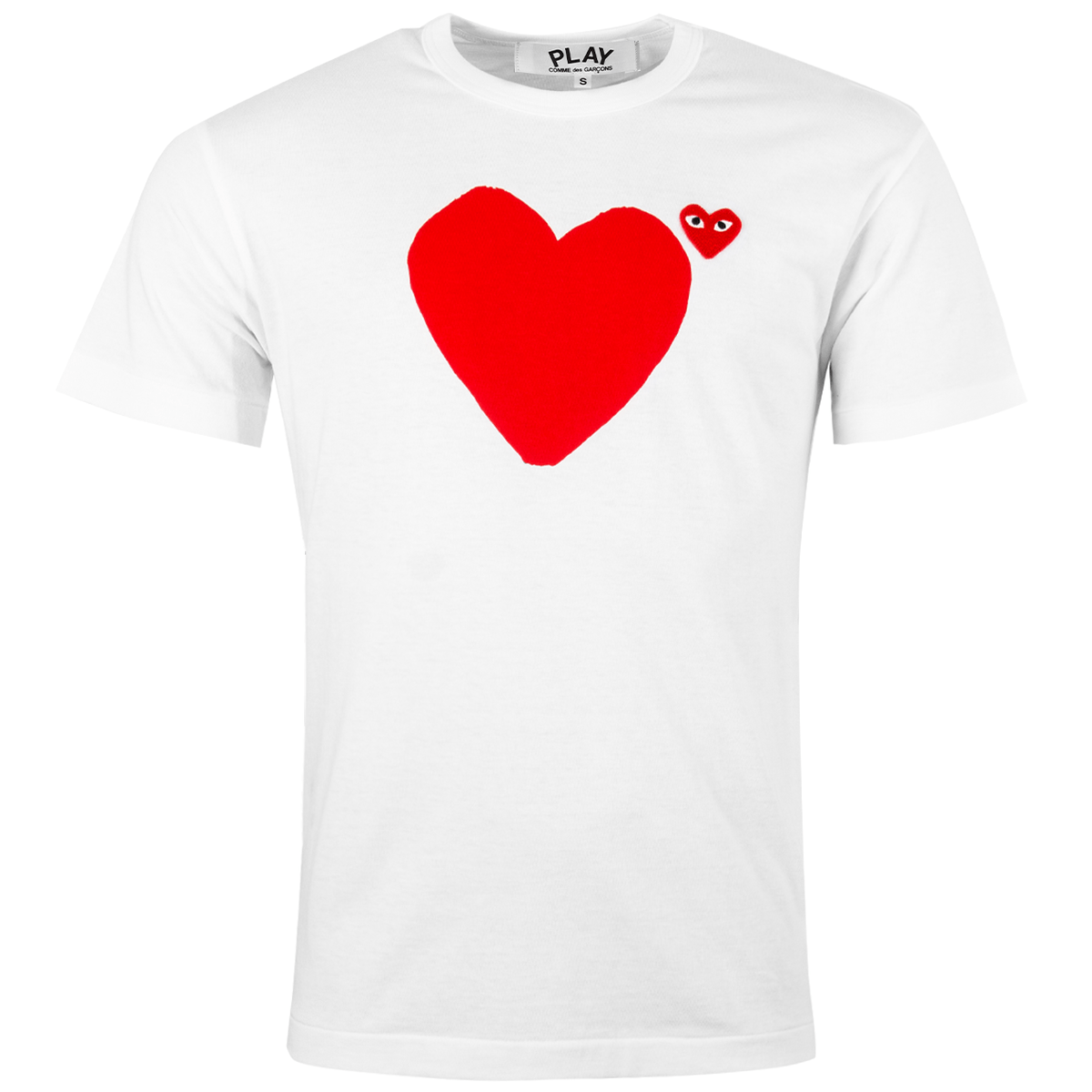 T222 Twin Heart T-shirt White Xxl White