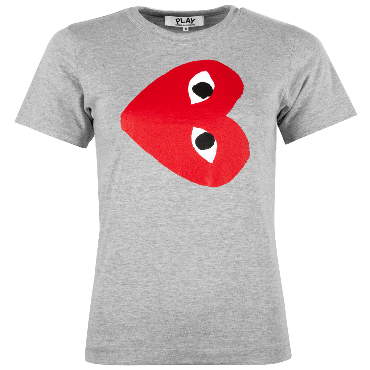 T263 Red Heart T-shirt L Grey