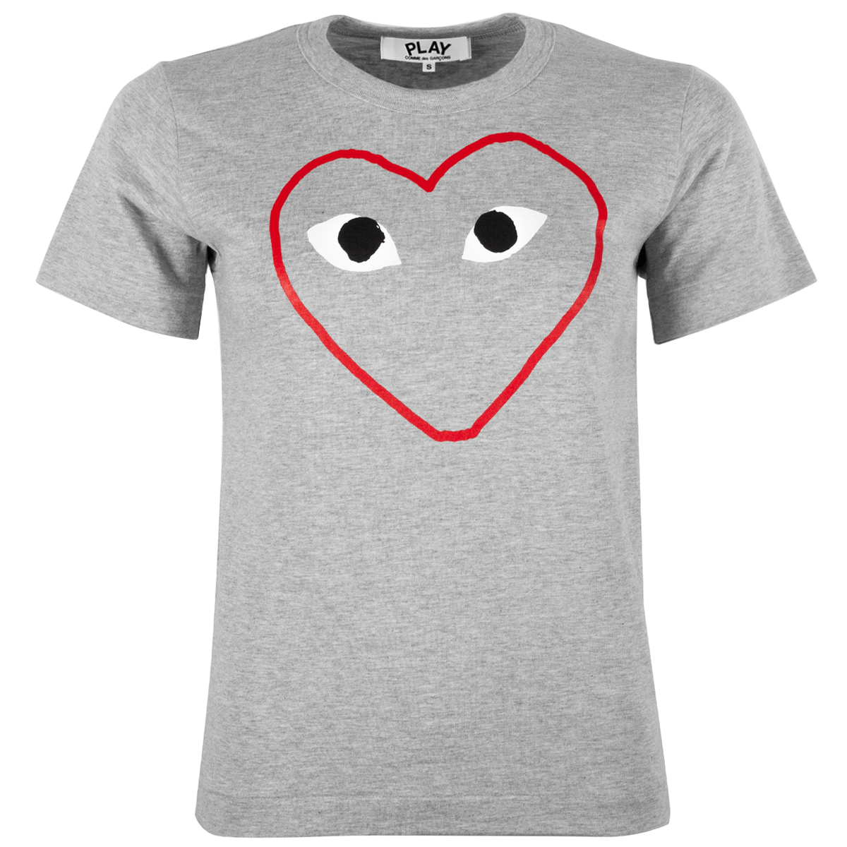 T265 Red Heart Sketch T-shirt S Grey