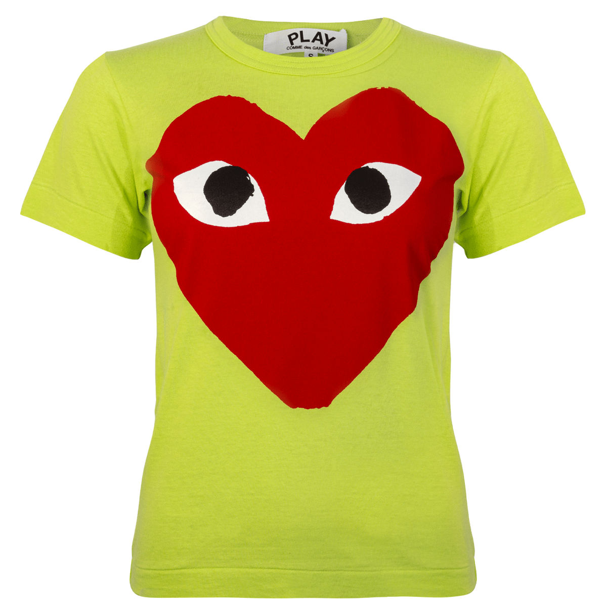 T273 Bright Heart Logo T-shirt Green L Lime