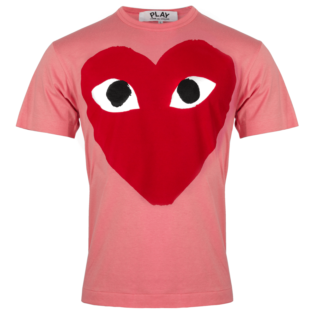 T274 Bright Heart Logo T-shirt Pink Xl Rose