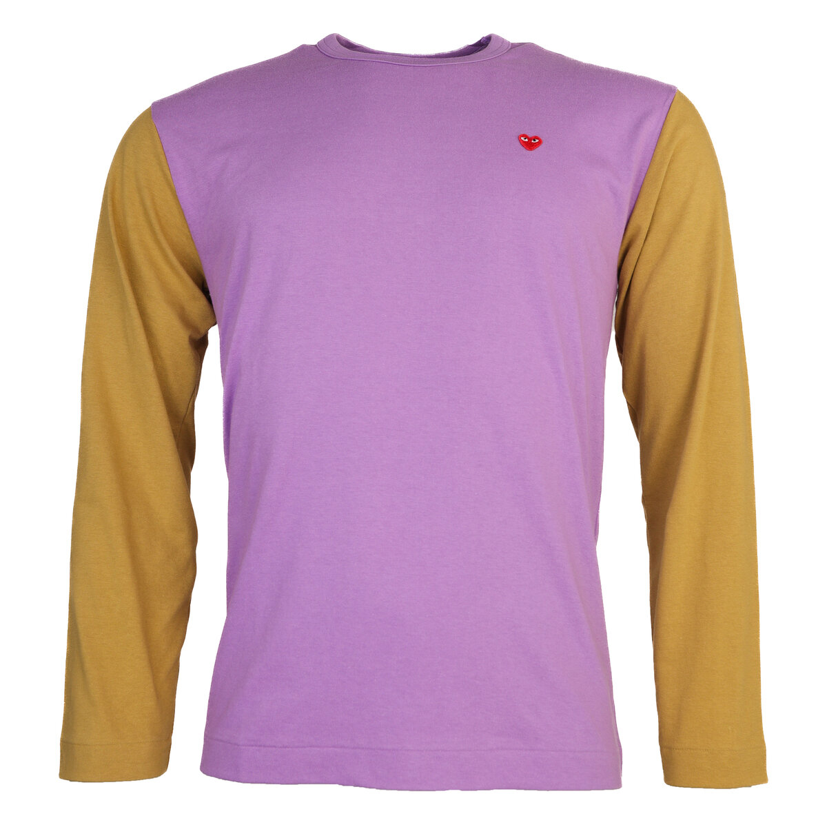 T316 Colour Block Long Sleeve T-shirt Xl Purple