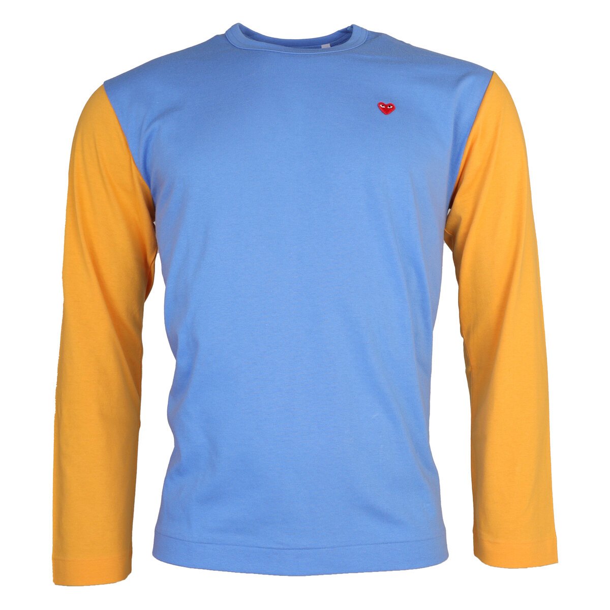 T316 Colour Block Long Sleeve T-shirt Xxl Blue/yellow