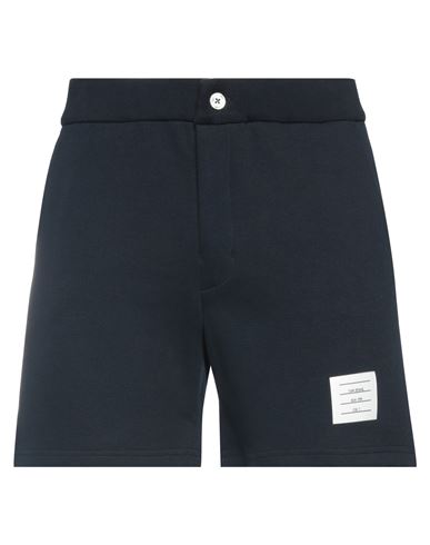 Thom Browne Man Shorts & Bermuda Shorts Midnight blue Size 2 Cotton