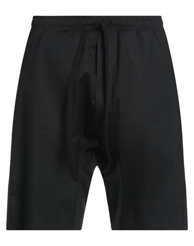 Thom Krom Man Shorts & Bermuda Shorts Black Size S Cotton, Elastane