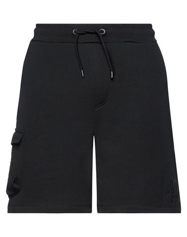 Tom Wood Man Shorts & Bermuda Shorts Black Size M Organic cotton, Cotton, Elastane