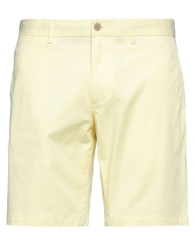 Tommy Hilfiger Man Shorts & Bermuda Shorts Light yellow Size 28 Organic cotton, Elastane