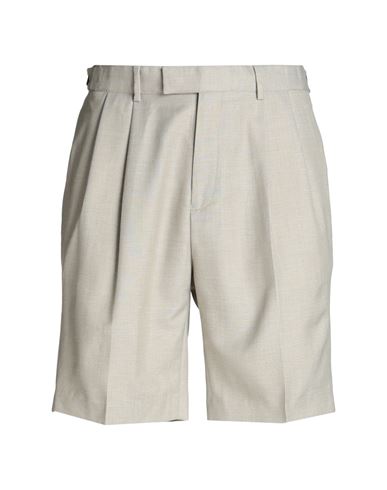 Topman Man Shorts & Bermuda Shorts Beige Size 32 Polyester, Viscose, Linen