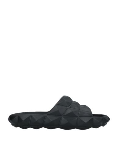 Valentino Garavani Man Sandals Black Size 5 Rubber