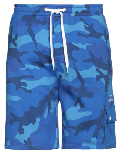 Valentino Garavani Man Shorts & Bermuda Shorts Azure Size M Cotton