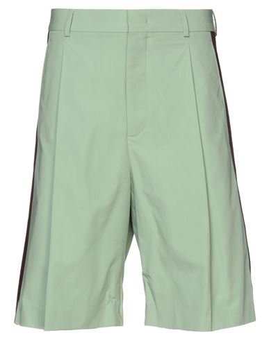 Valentino Garavani Man Shorts & Bermuda Shorts Light green Size 34 Cotton