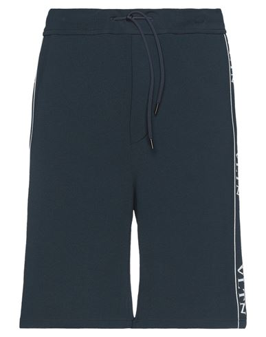 Valentino Garavani Man Shorts & Bermuda Shorts Midnight blue Size S Viscose, Polyamide, Polyester