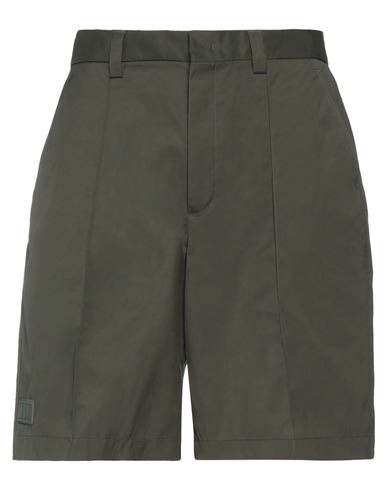 Valentino Garavani Man Shorts & Bermuda Shorts Military green Size 32 Polyester, Elastomultiester