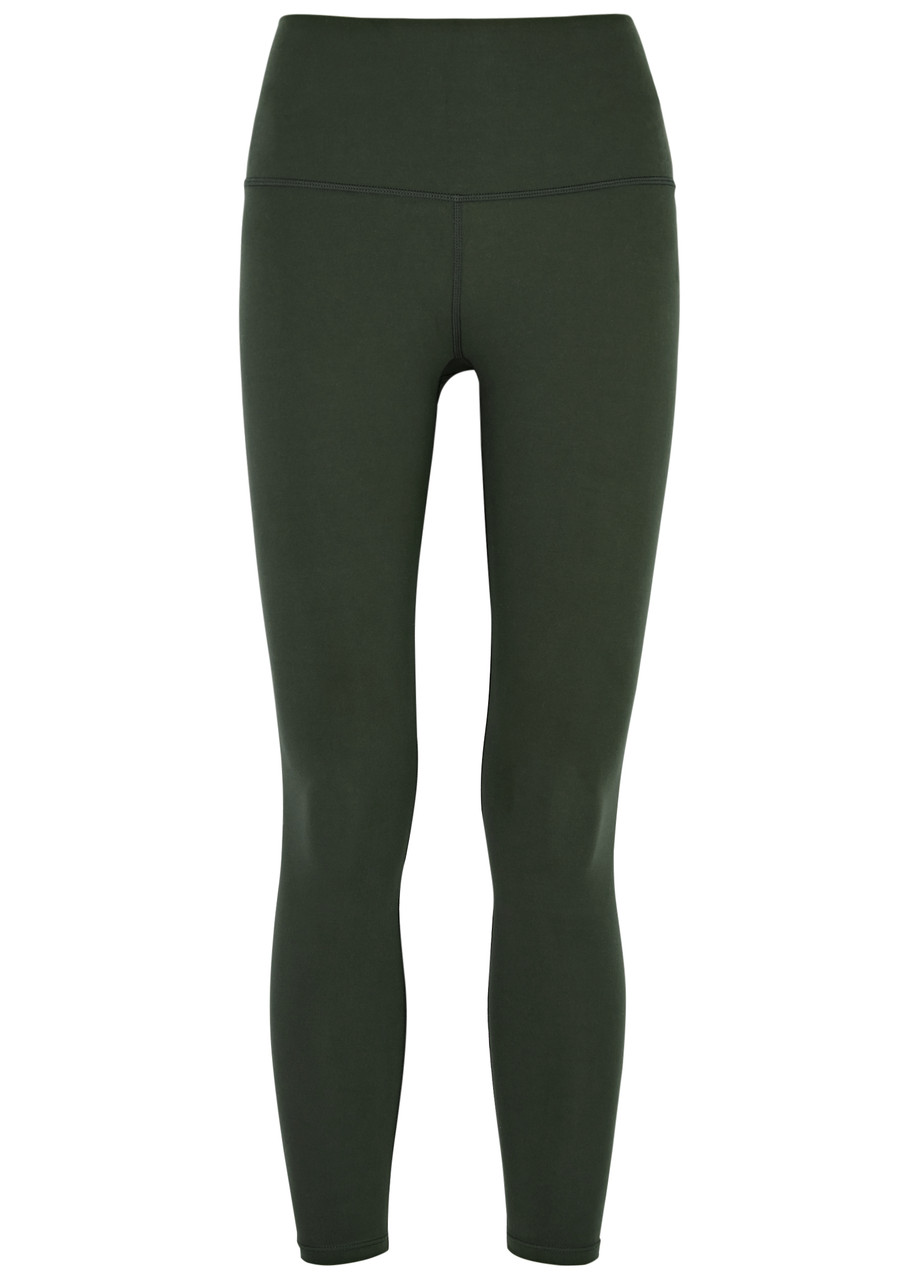 Varley Always High 25 Stretch-jersey Leggings, Activewear, Dark Green - L (UK14 / L)