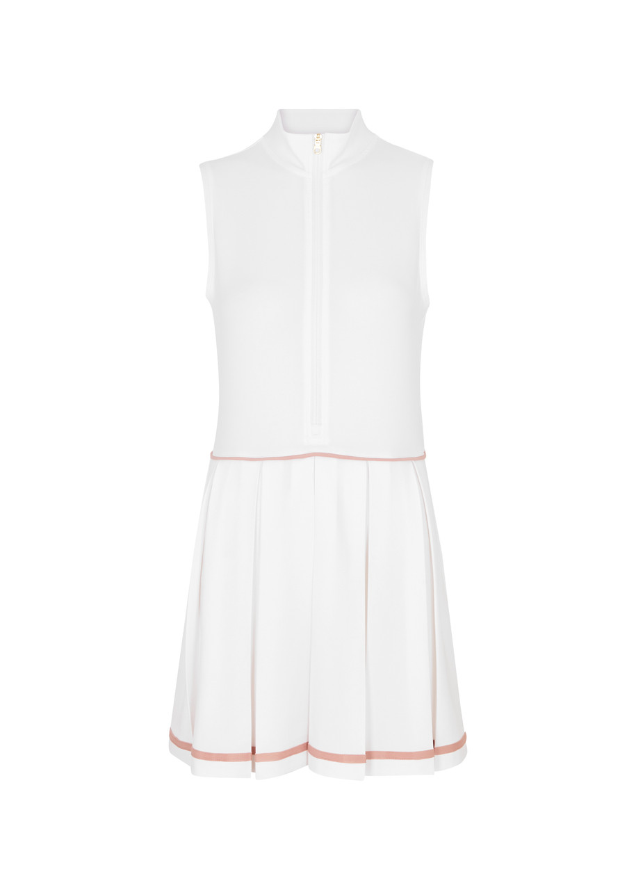 Varley Dalton Court Stretch-jersey Mini Dress - White - XS