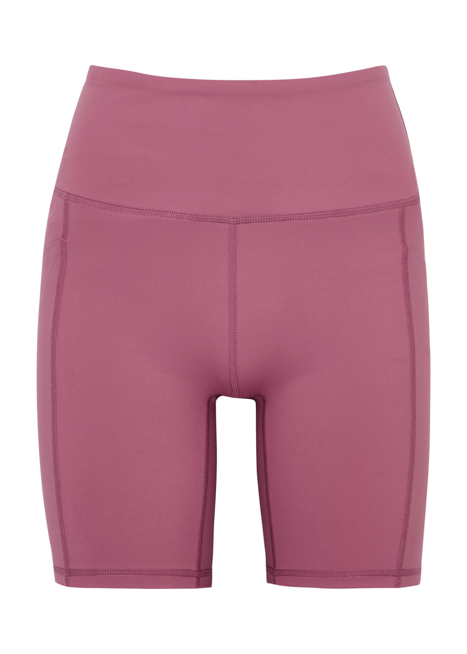 Varley Let's Go Stretch-jersey Cycling Shorts - Rose - XS