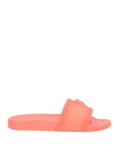 Versace Man Sandals Salmon pink Size 12 Rubber