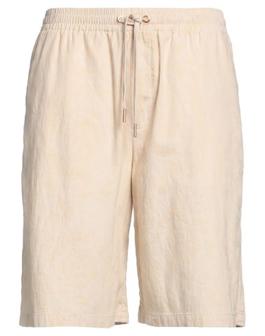 Versace Man Shorts & Bermuda Shorts Beige Size 30 Cotton