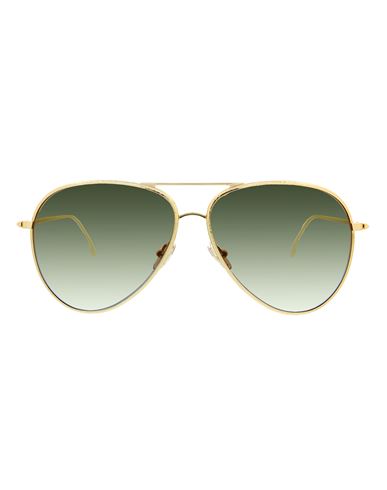 Victoria Beckham Victoria Beckham Aviator Vb203s Sunglasses Woman Sunglasses Gold Size 62 Metal