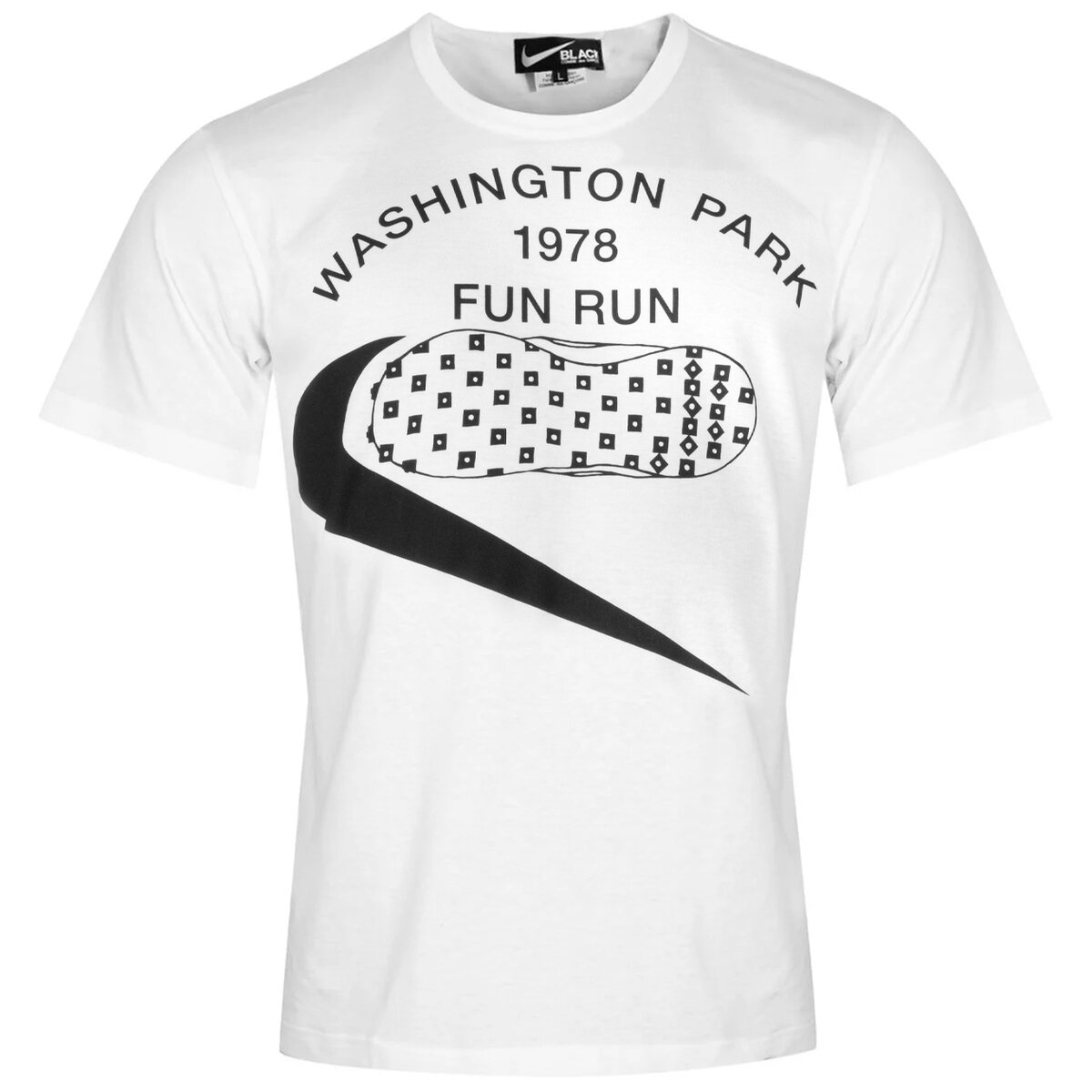 X Nike Washington Park T-shirt M White