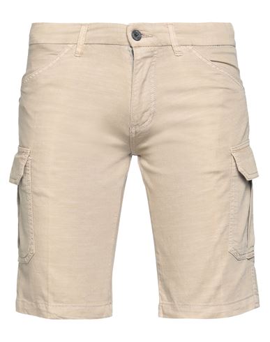 Yes Zee By Essenza Man Shorts & Bermuda Shorts Beige Size 28 Cotton, Linen
