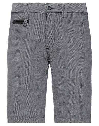 Yes Zee By Essenza Man Shorts & Bermuda Shorts Steel grey Size 30 Cotton, Elastane