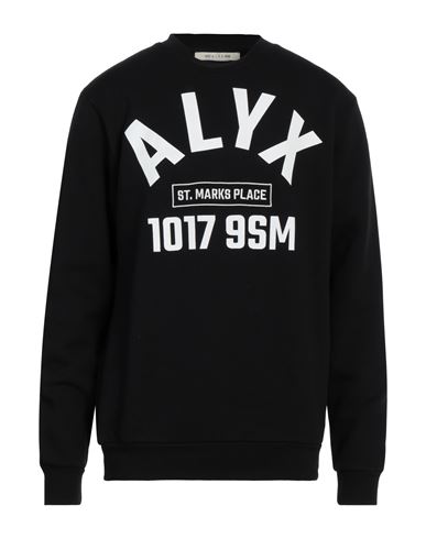 1017 Alyx 9sm Man Sweatshirt Black Size M Cotton, Polyester, Elastane