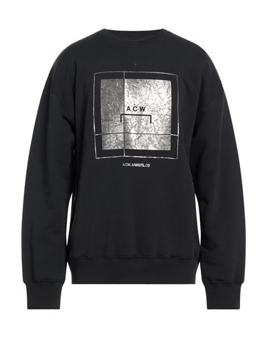 A-cold-wall* Man Sweatshirt Black Size XL Cotton, Elastane