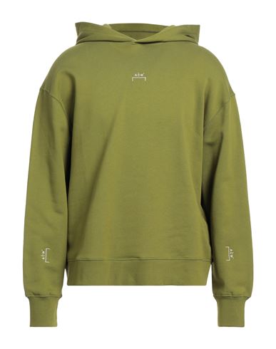 A-cold-wall* Man Sweatshirt Military green Size S Cotton, Elastane