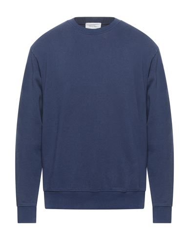 American Vintage Man Sweatshirt Midnight blue Size S Cotton