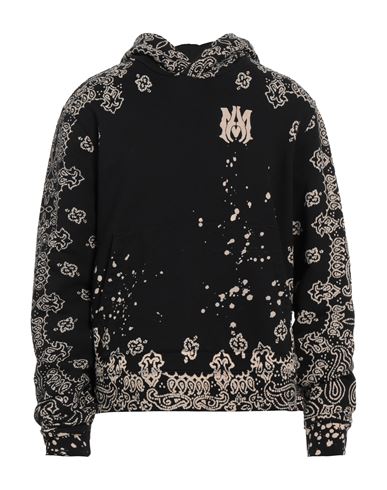 Amiri Man Sweatshirt Black Size XL Cotton